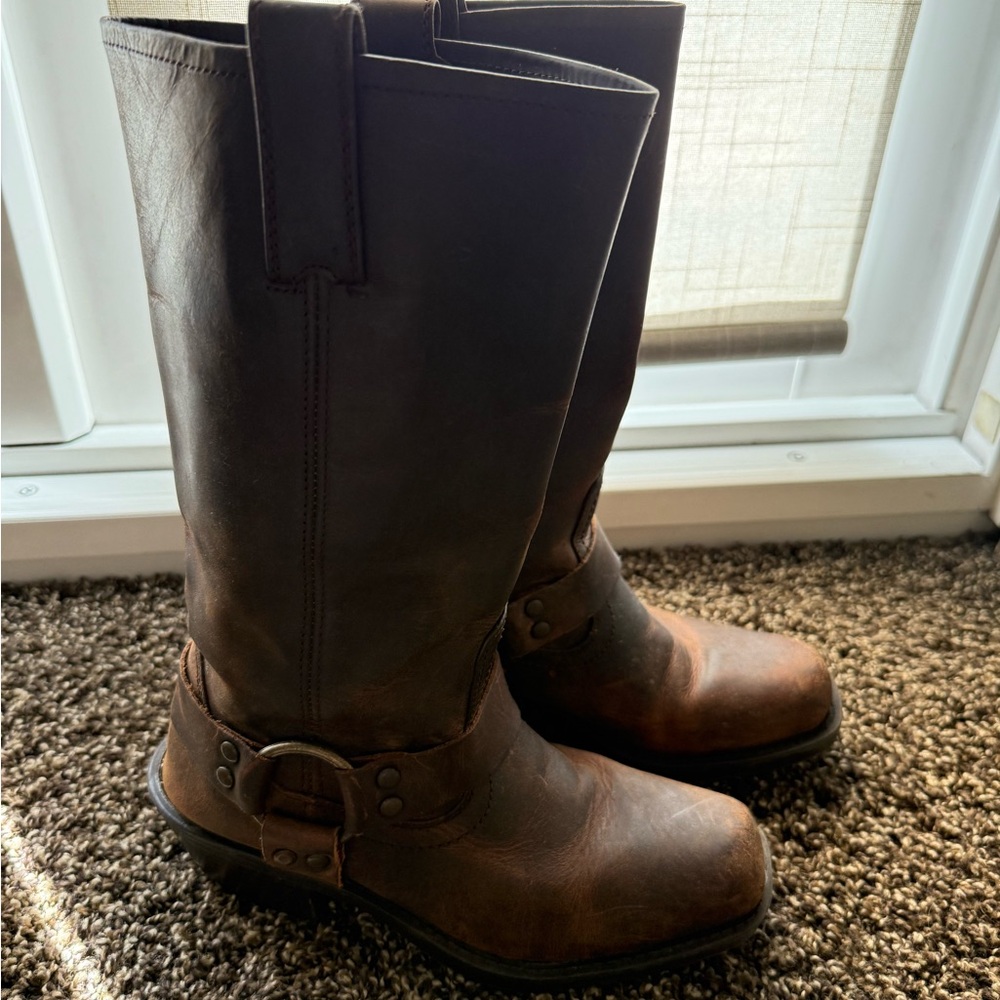 Fall Brown Leather Boots